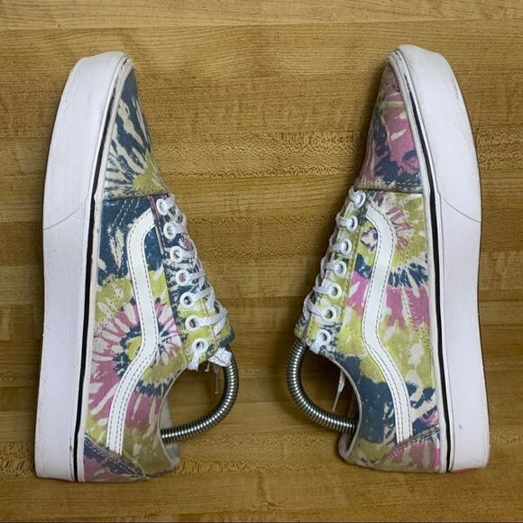 Vans Comfy Cush Old Skool Tie Dye Lace Up Shoes 6.5MEN/ 8 WOMEN 500383 - Picture 9 of 11